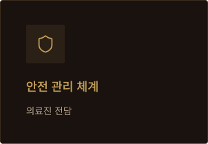 안전 관리 체계
